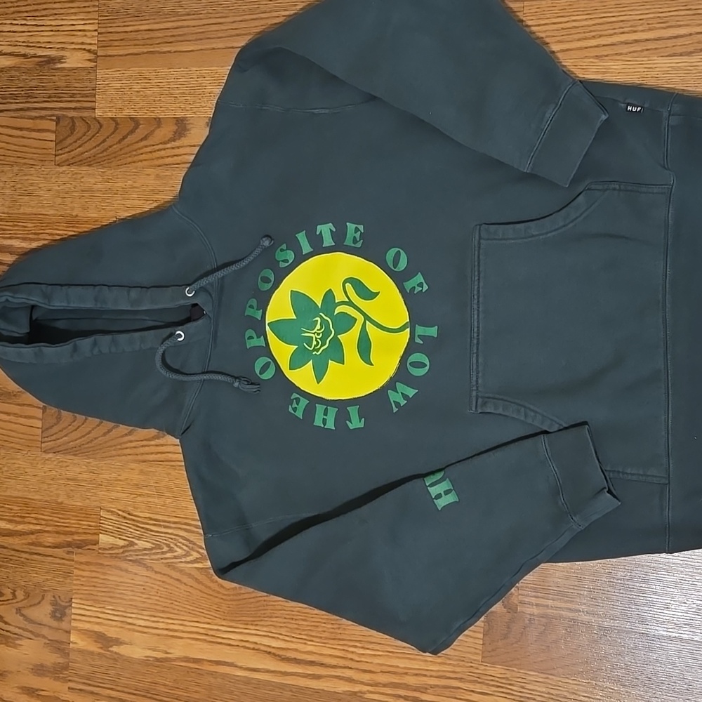 HUF Green Logo Sweatshirt
